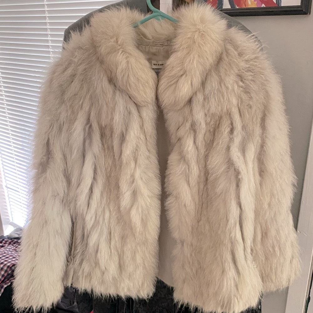 Saga Fox Fur Coat | Real | Made in Hong Kong